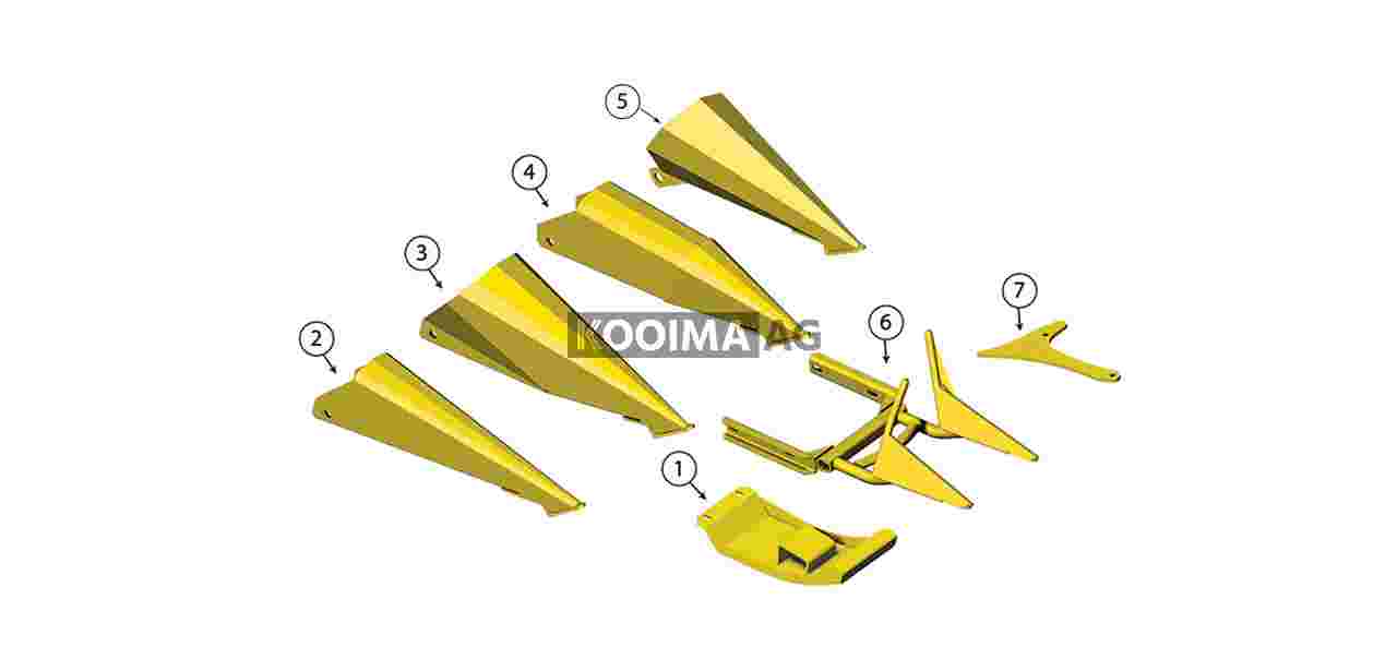 686 688 710 6008 Crop Divider Assembly