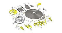 Schematic for 475+ Rotary Head Assembly