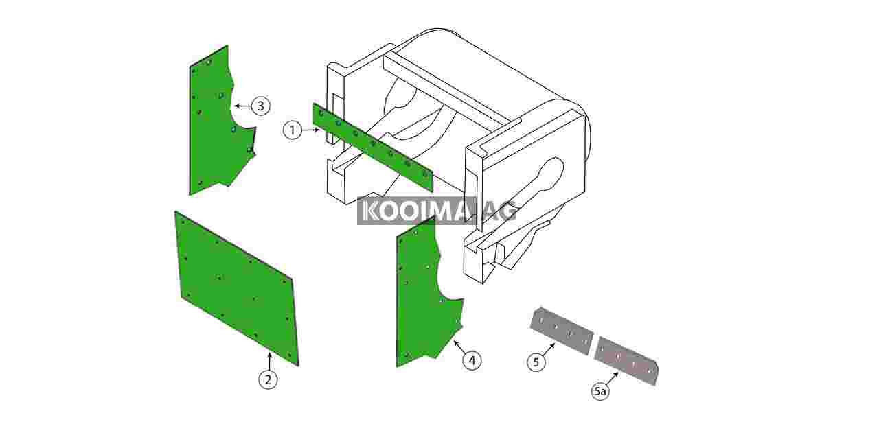500 700 800 1000 1100 Accelerator Housing Assembly