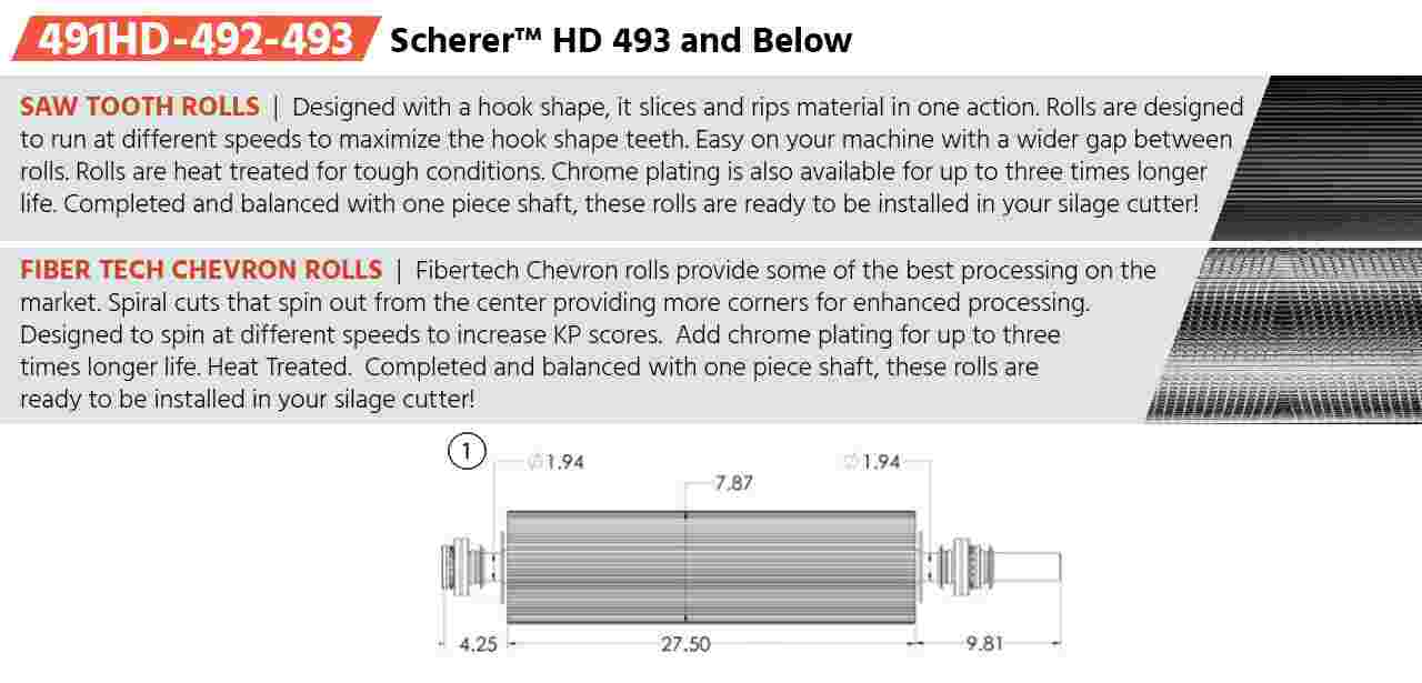 Scherer HD 493 and Below