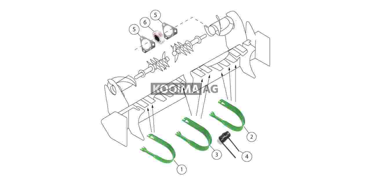 568 Round Baler Mega Wide Plus Pickup