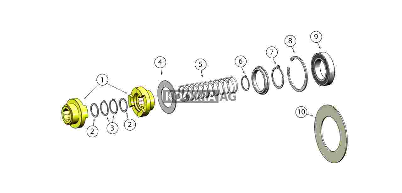 345 345360 696 710 Coupler Assembly