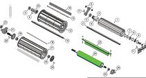 Schematic for 492 Feed Roll Assembly