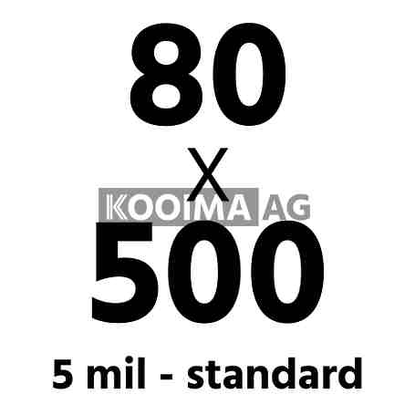5 Mil Standard 80x500