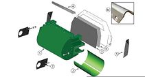Schematic for 491, 492 & 493 Accelerator Housing Assembly