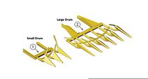 Schematic for 4500, 445, 676 Crop Divider Assembly