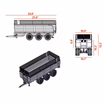 30 ton KT66300 Measurments