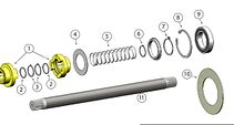 Schematic for Clutches & Clutch Breakdown - Kemper 345 360 375 & John Deere 686 688 710
