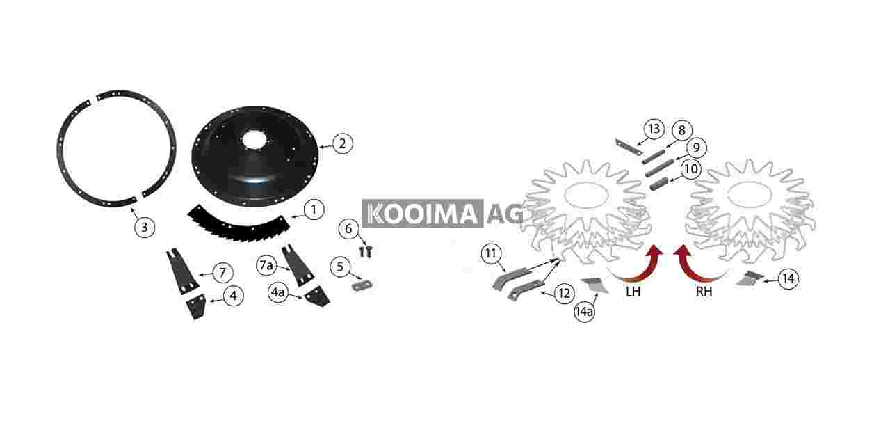 330 684 Small Drum Rotary Heads