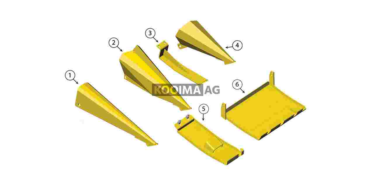 4500 Snoots Skid Plates Assembly