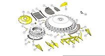 Schematic for 770+ Rotary Head Assembly