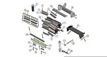 Schematic for 492 Cutterhead Assembly