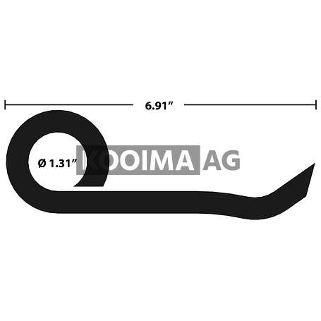 K20061 Bale Flail dimensions web
